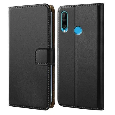 Handy Hülle für Huawei P30 Lite Tasche Schutzhülle Book Cover Case Etui Wallet - Bild 1 von 4