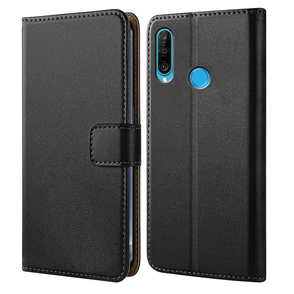 NUMIA Custodia cellulare per Huawei P30 Lite custodia protettiva book cover astuccio portafoglio