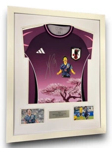 Kaoru Mitoma Signed Shirt Framed EXACT VIDEO PROOF JAPAN JERSEY BRIGHTON RARE - Picture 1 of 3