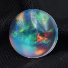 3.80 Ct CERTIFIED Natural Multi-Color Opal Round Shape Cut Loose Gemstone