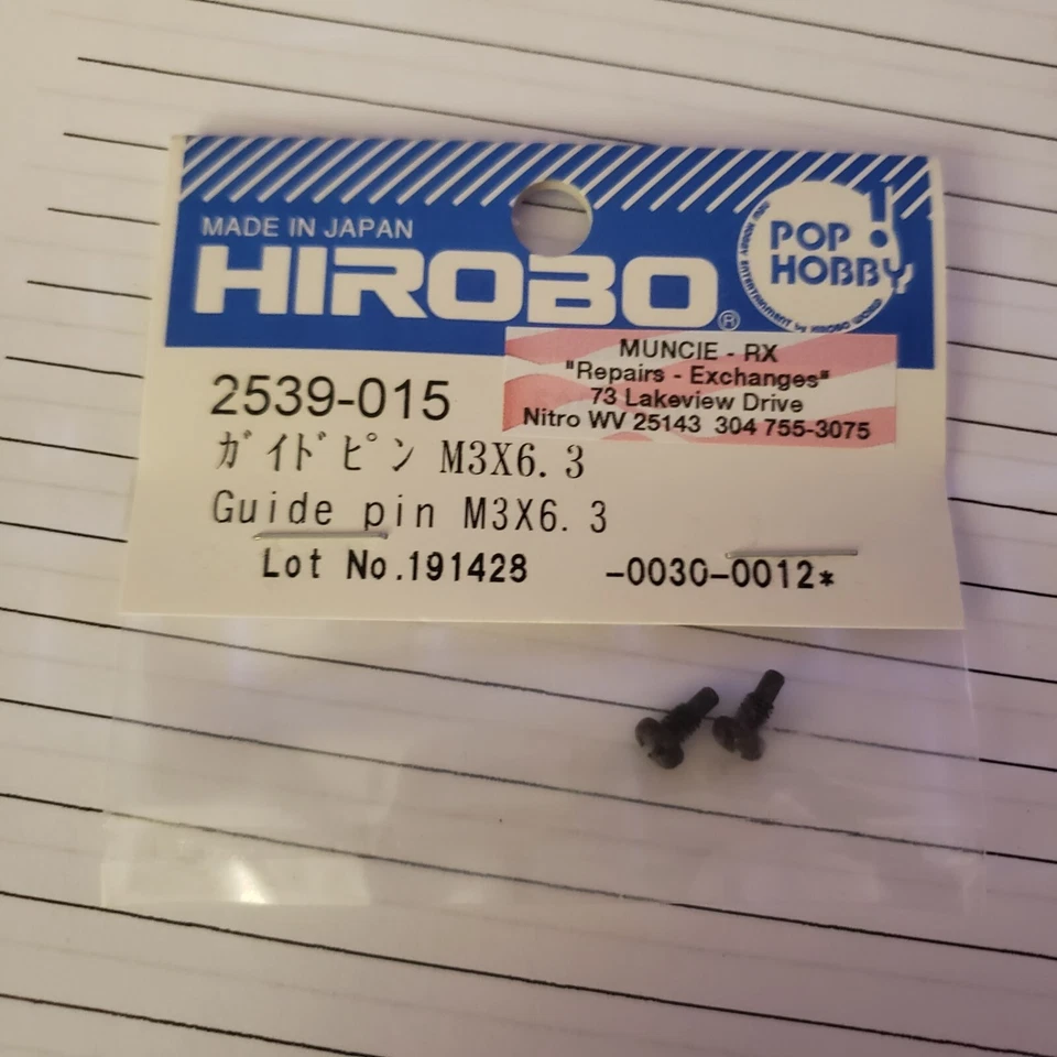 HIROBO Guide pin M3 .3 2539-015