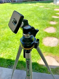Velbon ME-3 Adjustable Lightweight Aluminum Camera Tripod (Vintage) - Picture 1 of 9