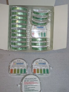 HYDRION QT-40 QUAT Quaternario SANIFICANTE Nastro Test Carta 0-500ppm (20 ROTOLI) - Foto 1 di 4