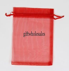 25/50/100 PCS 9x12cm Organza Jewelry Candy Gift Pouch Bags Wedding Party Favors 