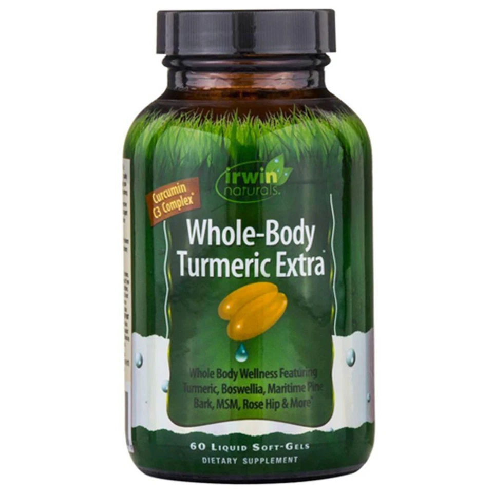 Irwin Naturals Whole-body Turmeric Extra Liquid Soft-gels 60 EA
