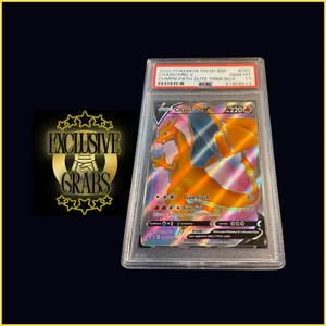 2020 POKEMON SWSH BLACK STAR PROMO #050 CHARIZARD V PSA 10 - Picture 1 of 3