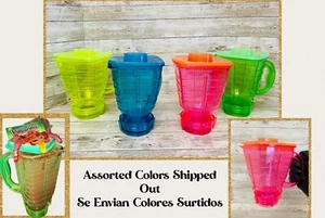 1x Licuachelas Mexicanas De 1 Litro Mexican Drink Holder Blender Drink Jug - Picture 1 of 11