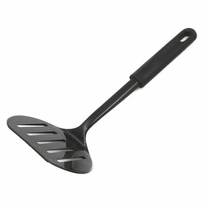 Chef Craft Heat-Resistant Black Nylon Slotted Jumbo Turner Spatula - Image 1 of 2