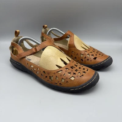 Zapatos JBU By Jambu Bellerose para mujer talla 10 marrón Mary Jane sandalias recortadas Foto 1 de 4