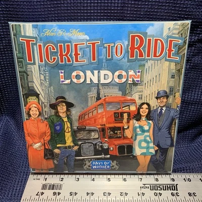 Ticket To Ride London Board Game Days of Wonder Alan R Moon Train Cards Game - Image 1 of 4