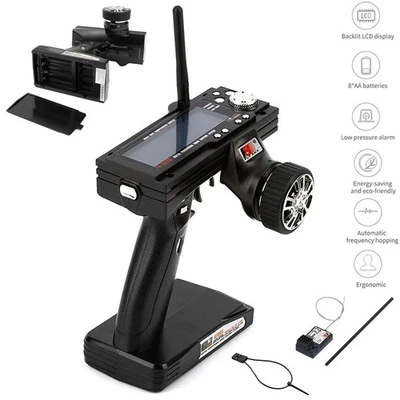 FS-GT3B 2.4GHz 3 Channels Control Transmitter & Receiver for RC Car Boat - Image 1 of 4