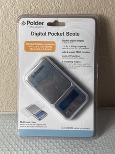 Digitale Taschenwaage Silber von Polder - NEU - Bild 1 von 3