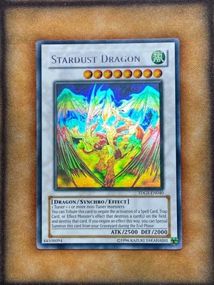 Yugioh Stardust Dragon TDGS-EN040 Ghost Rare NM (#1) - Image 1 of 4
