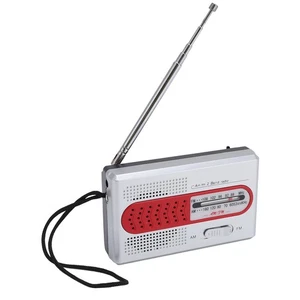 DK-2014 Radio portatile AM FM tascabile a transistor 2 AA alimentata a batteria - Foto 1 di 23