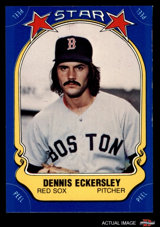 1981 Fleer Star Stickers #34 Dennis Eckersley  Red Sox HOF 8 - NM/MT - Image 1 of 1