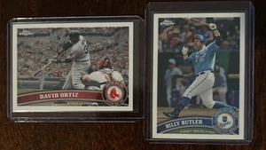 2011 Topps Chrome - Billy Butler #46 David Ortiz  - Picture 1 of 2
