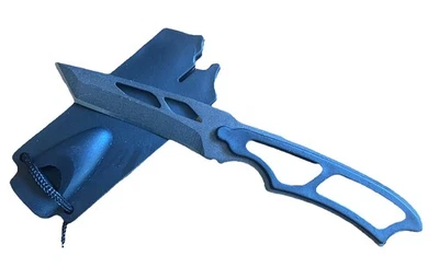  NeckTie Bolo нож, 6 3/4» танто нож в ножнах w свисток PA0039 из нержавеющей стали - Изображение 1 из 3