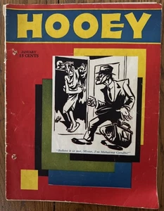HOOEY Magazine * Vol 1 No 1 January 1931 * Depression Era Humor Precursor to MAD - Picture 1 of 5