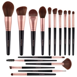 Makeup Brushes, 16Pcs Premium Synthetic Makeup Brush Set with Professional Fo... - Picture 1 of 7