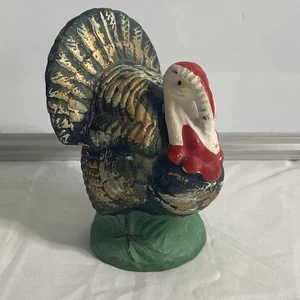 Vintage Thanksgiving Paper Mache Turkey Candy Container - Picture 1 of 6
