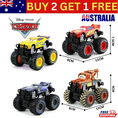 NEW! Metal Diecast Pixar Car Lot Monster Ambulance Frightening Mcqueen Truck Toy - image 1 of 4