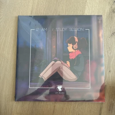 NEW Lofi Girl 12 AM. / STUDY SESSION 2xLP Blue Marble Vinyl Record /300 - Bild 1 von 2