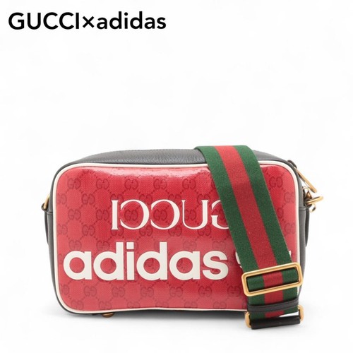 Borsa Gucci x Adidas GG in tela rivestita di cristallo M5422 regalo 0709b