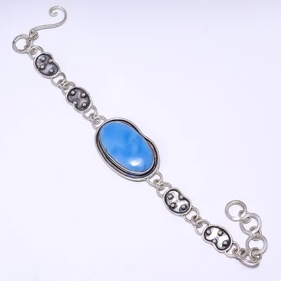 Ópalo Azul - Pulsera Perú Plata de Ley 925 7.99" B206729, Regalo Navidad Foto 1 de 4
