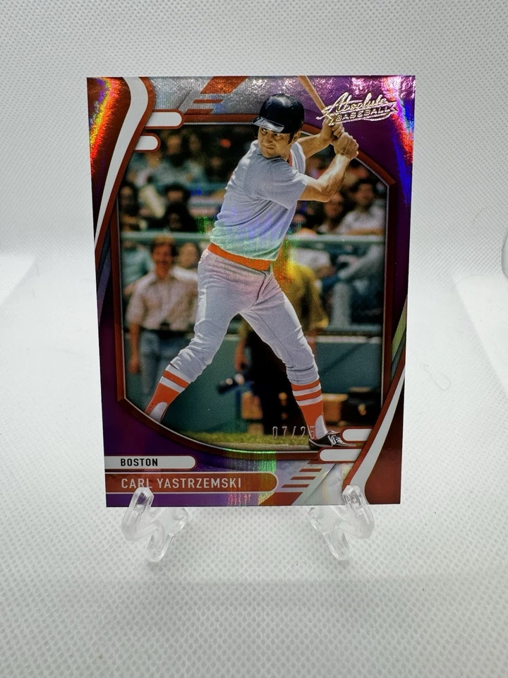 Panini Absolute 2022 - Carl Yastrzemski #82 Spectrum Purple/25 Foto 1 de 2