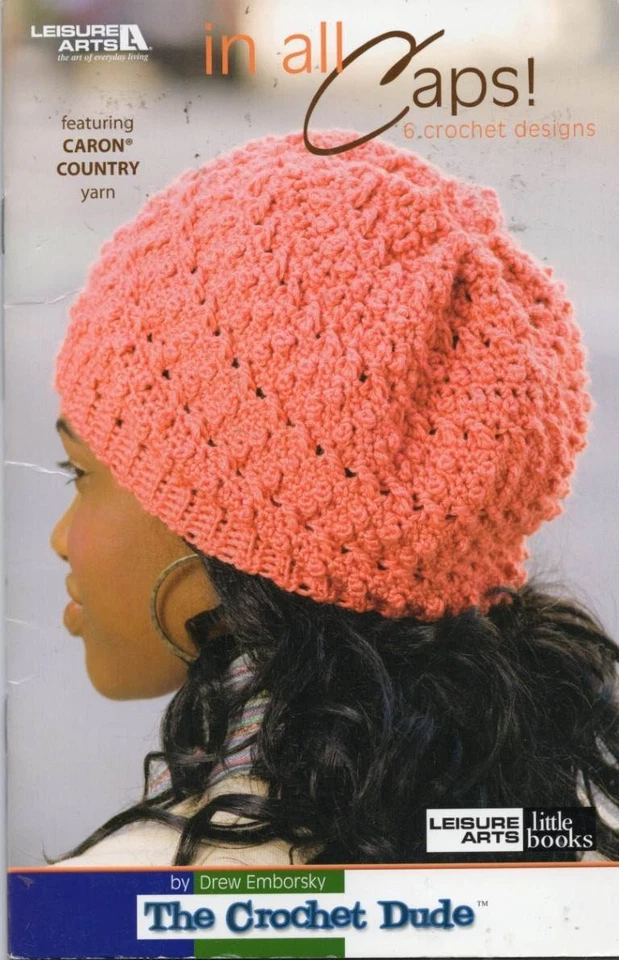 LEISURE ARTS LITTLE BOOKS IN ALL CAPS THE CROCHET DUDE #7527 - Image 1 of 2