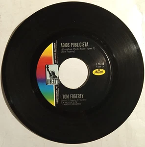 TOM FOGERTY - GOODBYE MEDIA MAN - 1971 MEXICAN 7" SINGLE, PAPER SLEEVE - Imagen 1 de 3