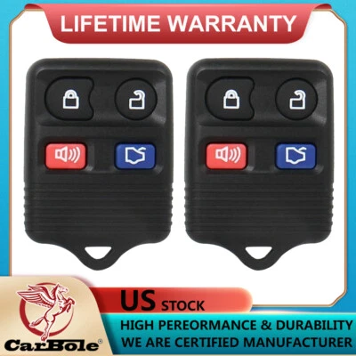 2x Chaveiro Controle Remoto de Carro para Ford Expedition Explorer 2004 2005 2006 2007 2008 2009 - Imagem 1 de 4