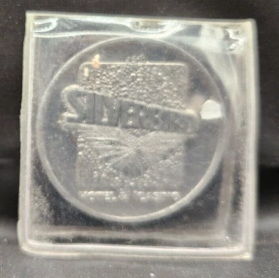 Silver Bird Casino Las Vegas Nevada FREE PLAY TOKEN Casino Souvenir - Image 1 of 2