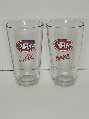 Montreal Canadiens Drinking Glasses NHL Set of 2 Cover