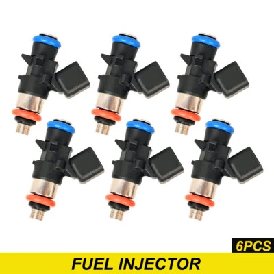 Juego de (6) inyectores de combustible nuevos para Dodge Journey 2011-2017 3,6 L 0280158233 Foto 1 de 4