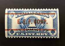 J.B. Stamps Scott RF27 PSS(PC135) E.E.F Corp. 1949 Blue Wet Printing P/C MNH OG