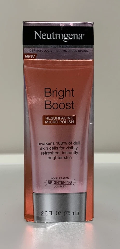 2x Neutrogena Bright Boost Resurfacing Micro Polish Accelerated Brightening