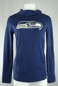 Seattle Seahawks NFL Majestic Women's Slouch Neck T-Shirt