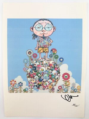 Takashi Murakami Original Vintage Art Print Lithograph Signed Limited COA - Image 1 of 3