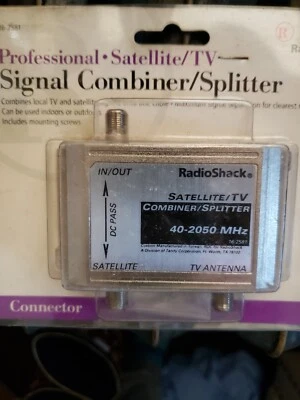 Radio Shack Professional Satellite/TV Signal Combiner/Splitter  O3A99.  - Image 1 of 2
