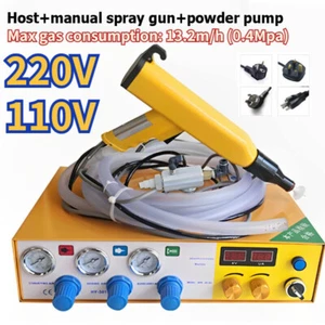220V/110V Powder Kit Automatic Spraying Machine Electrostatic Coating Tool New - Picture 1 of 8