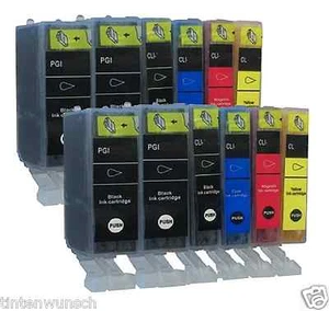 12für Canon iP3600 iP4600 iP4700 MP540 MP550 MP560 MP620 MP630 MP640 MX860 MX870 - Picture 1 of 2