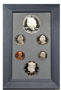 1990 Orig US Mint Prestige Set, Box COA & Silver $ incl Wonderful birth year set - Picture 1 of 4