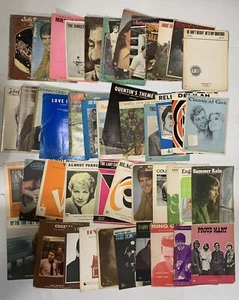ENORME LOTE Partituras De Colección Beatles CCR Glen Campbell Simon Garfunkel Donovan - Imagen 1 de 23