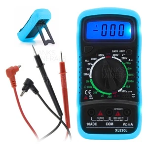 Digital Multimeter Voltmeter XL830L AC DC Ammeter Ohmmeter Volt Meter Tester Ohm - Picture 1 of 4