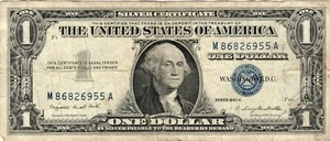 Billete Estados Unidos 1 dólar 1957 A KL1463 (P419a) - Imagen 1 de 2