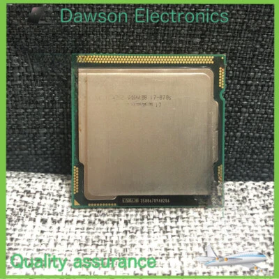 Intel Core i7-870s CPU Quad-Core GHz 2.66 8M SLBQ7 LGA 1156 82W Processors - Image 1 of 3