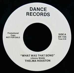 THELMA HOUSTON+THE VOLTAGE BROTHERS~R&B + Soul DJ 45~DANCE Records #DR 110~NMint - Picture 1 of 2