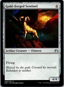 Gold-Forged Sentinel - Journey Into Nyx #161 - MTG - Picture 1 of 1