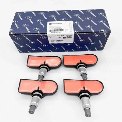 4Pcs 1K0907253D TPMS Tire Pressure Monitoring Sensor for AUDI VOLKSWAGEN NEW - Imagem 1 de 4
